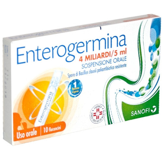 Enterogermina os 10fl 4mld 5ml