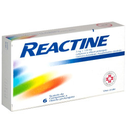 Reactine 6cpr 5mg 120mg rp