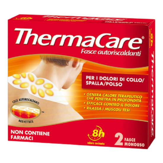 Thermacare fascia col/spa/pols 2 pezzi