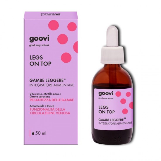 Goovi Legs on Top – Integratore alimentare per gambe pesanti 50ml