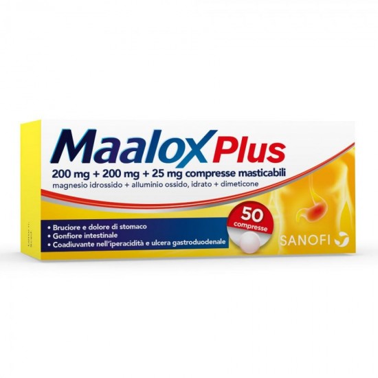 Maalox plus 50cpr masticabili