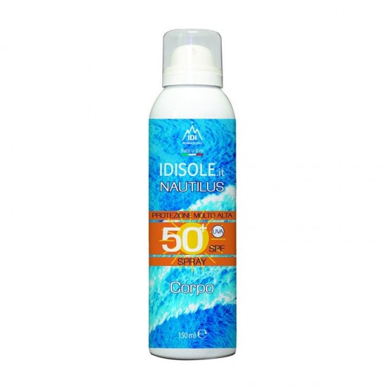 Idisole-IT Nautilus Protezione Solare Molto Alta SPF 50+ Spray Corpo E Viso 50ml