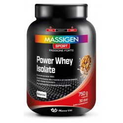 Marco Viti - Massigen Sport Power Whey Isolate Cookies e Crema Confezione 750Gr