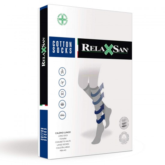 Relaxan Cotton Socks a compressione graduale taglia M